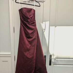 Burgundy Formal Size 4 Dress